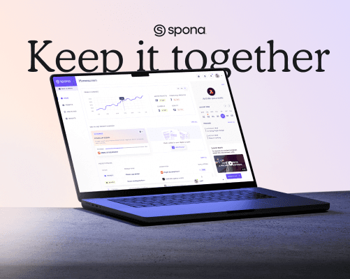 Spona marketplace platform interface
